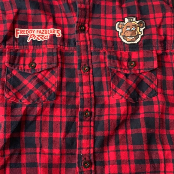 Five Nights at Freddy’s Hooded Flannel - Picture 3 of 6